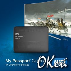 WD My Passport Cinema: HDD  Ultra HD-